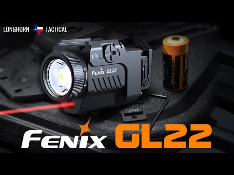 Fenix GL22 Rail Flashlight Red Laser Sight Combo