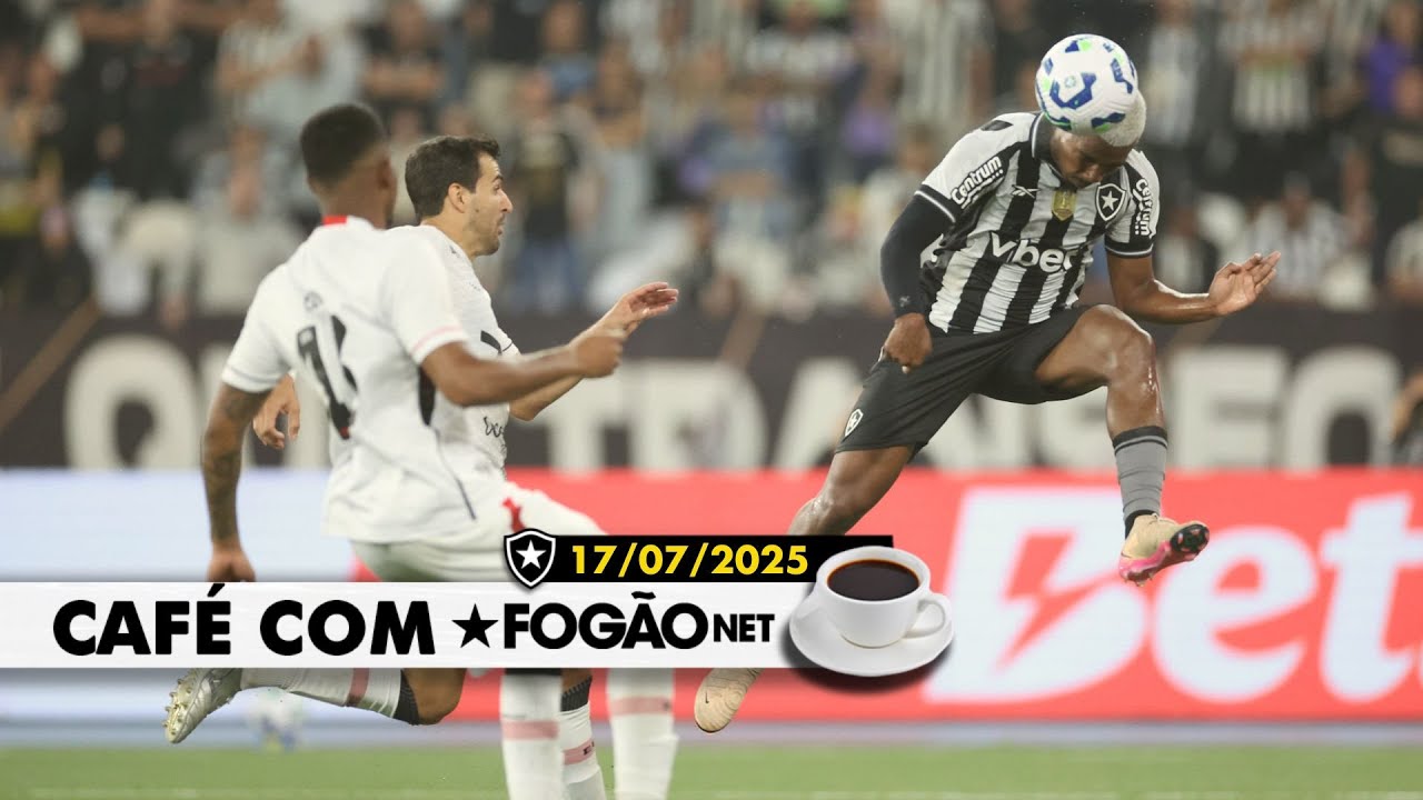 LIVE CAFÉ COM FOGÃONET | Botafogo cria muitas oportunidades, mas não sai do zero no placar