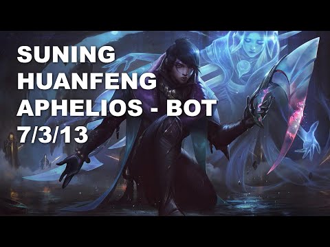 Suning huanfeng Bot Aphelios vs Ashe - KR Grandmaster Patch 10.8