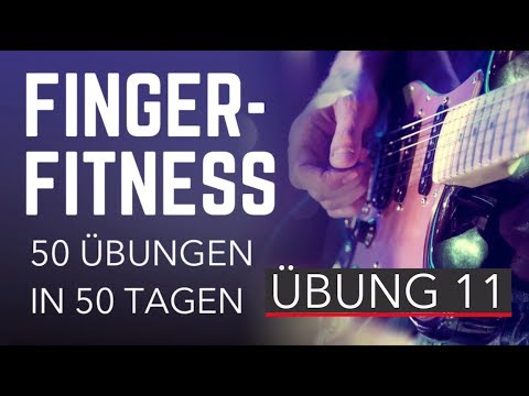 Gitarre Technikübung - Fingerübung Gitarre - Stretching linke Hand