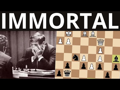 🔥  IMMORTAL Nimzo-Indian by Fischer - Spassky vs. Fischer - Game 5 | 1972 World Chess Championship♟️