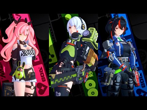 Zenless Zone Zero - All Character Intros & Poses (Menu Animations)