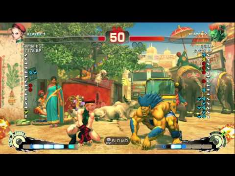 T SRAI [Blanka] vs GentleHIGE [Cammy] SSF4 Japanese Online Ranked Matches - TRUE-HD