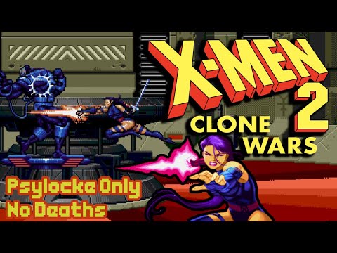X-Men 2 : Clone Wars(Genesis) - Psylocke only / No deaths ( NO TAS )