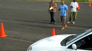 preview picture of video 'Grenada Autocross 1-Mar-09.  Quick lap in the Subaru.'