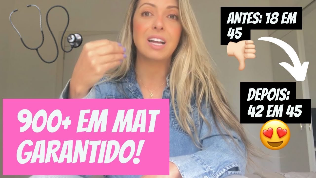 5 DICAS PARA FICAR MAIS RÁPIDO EM MAT e TIRAR 900+ NO ENEM 🧮Como melhorar tempo, acertos e nota