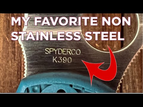 SPYDERCO STRETCH 2 LIGHTWEIGHT K390 STEEL /REVIEW & TESTING
