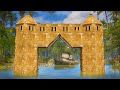 I Built A Jungle River Fortress