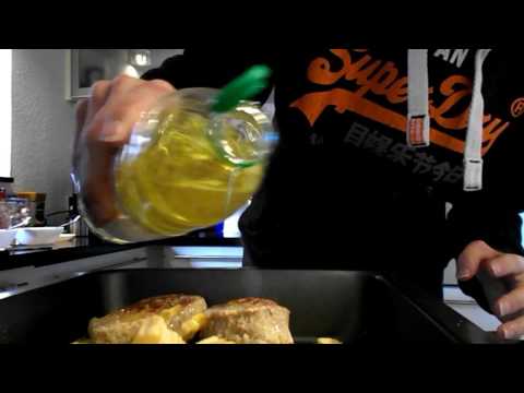 Pomfritter og frikadeller