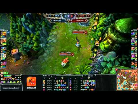 [LOL] FnaticRC vs M5 map 1 - LB Finals Medion Challenge