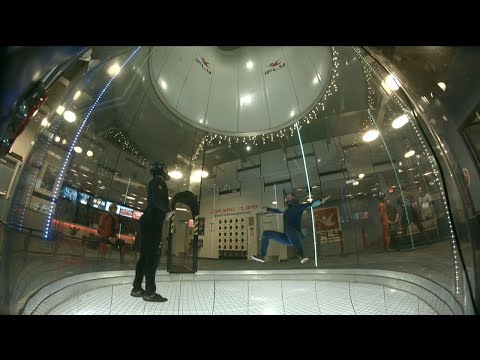 Indoor skydiving: sit hover (Nell 41)