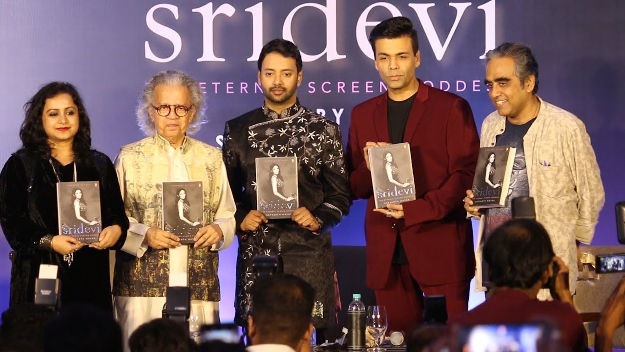SRIDEVI The Eternal Screen Goddess Book Launch | Karan Johar, Satyarth | COMPLETE EVENT