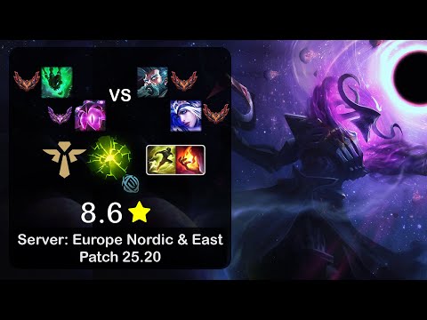 Thresh Support + Vel'Koz vs Zilean + Ashe - EUNE GrandMaster - Patch 25.20