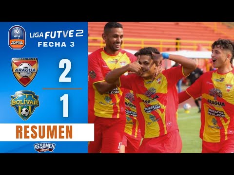 Aragua FC vs Bolivar SC | RESUMEN | Liga FutVe 2 - 2026 - Fecha 2