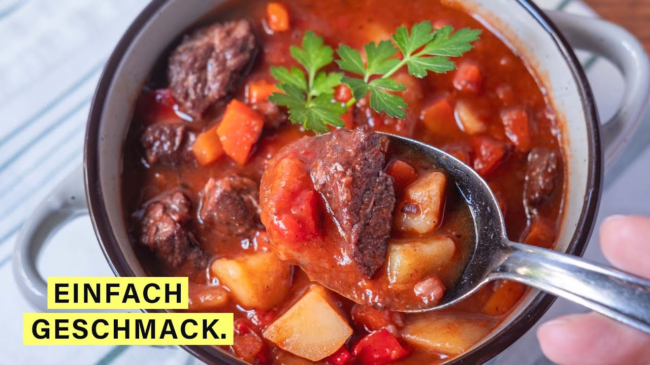 Original ungarische Gulaschsuppe - Einfache Rezepte Original ungarische Gulaschsuppe - Einfache Rezepte