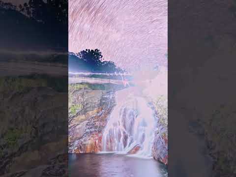 Star Trails na cachoeira do Instituto Alto Montana, Itamonte/MG - 30/05/2025