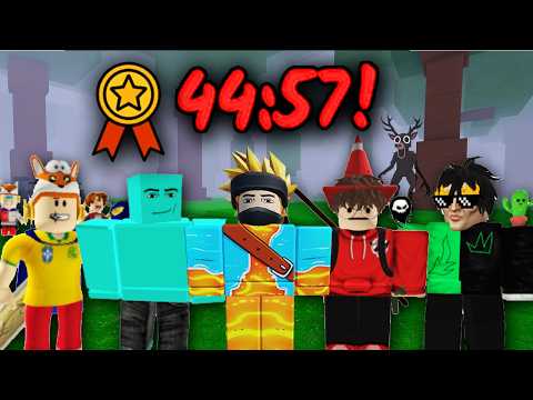 5 YouTubers Breaking a World Record in 99 Nights in the Forest