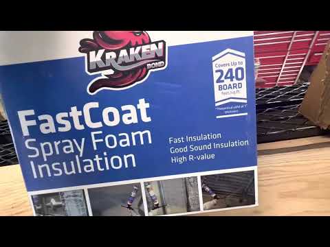 Kraken diy spray foam unboxing