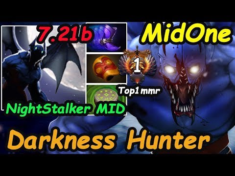 Secret MidOne - [NightStalker] MID Top1mmr  IMBA HERO 7.21 b The Darkness Hunter | Dota 2