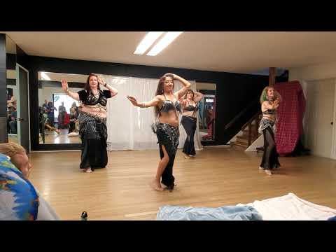 Dilek and Students perform at the Goddesses and Gods Bellydance Hafla 2019