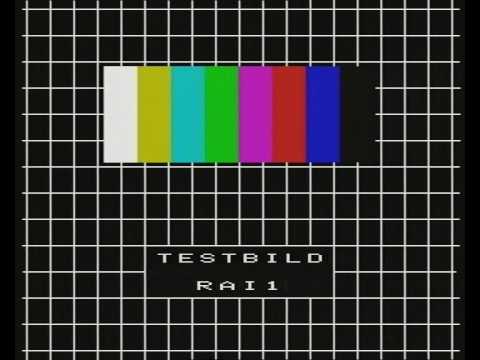 Senderausfall bei Cablecom - RAI1 Testbild