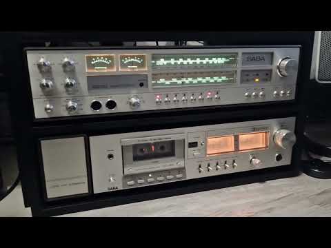 receiver SABA ULTRA HIFI profesional ST-9240, cassette deck SABA CD 262 , turntable SABA psp 350