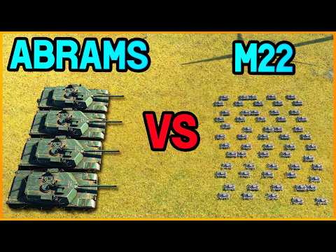 60 M22s VS 4 ABRAMS - WHO WINS?