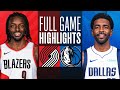 TRAIL BLAZERS at MAVERICKS | FULL GAME HIGHLIGHTS | January 5, 2024