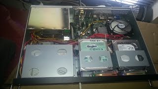 Building My 2U 19&quot; Rackmount PC For DMX Control &amp; Music / Mobile Disco / PA Use - Time Lapse Build