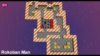 Sokoban (Boxxle) Level 61 played on Rokoban for Windows.