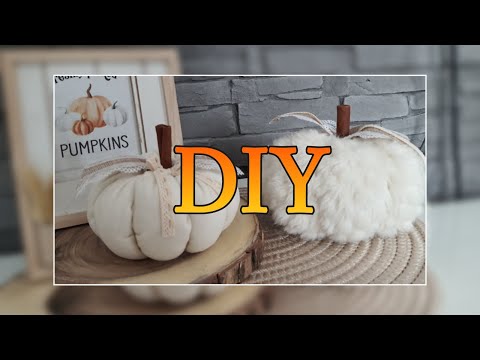 , title : 'DIY Pumpkin fabric / vyrob si dekoračnú tekvicu/ TEKVICA z látky'