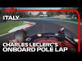 Charles Leclerc's Onboard Pole Lap | 2022 Italian Grand Prix | Pirelli