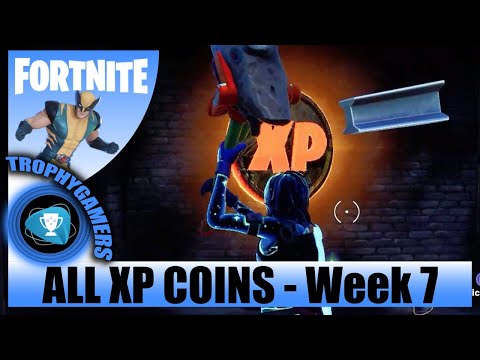 Fortnite - All XP Coins Locations Week 7 Chapter 2 Season 4