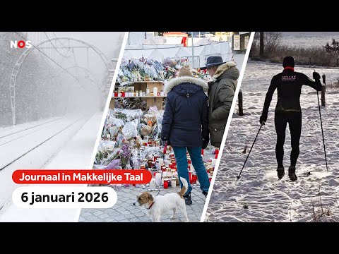 Opnieuw veel overlast door sneeuw, donorhuid voor slachtoffers cafébrand en wintersport in Nederland