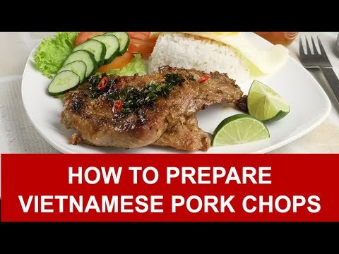 Vietnamese Lemongrass Pork Chops