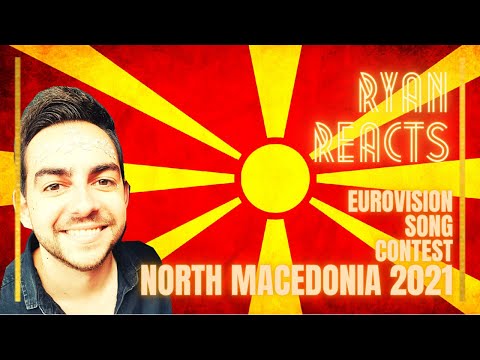 Ryan Reacts! Eurovision Song Contest [NORTH MACEDONIA 2021] 'Here I Stand' - Vasil