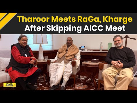 Shashi Tharoor Meets Rahul Gandhi & Kharge, ‘On The Same Page’ After Skipping Kerala AICC Meet