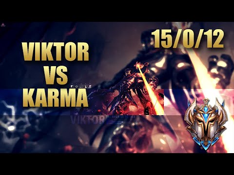 BUFFS - Viktor Mid Vs Karma - KR Challenger Patch 9.20