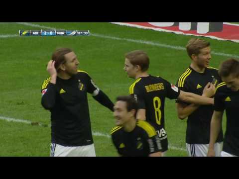 Nils-Eric Johansson nickar in 2-0 för AIK i genrepet - TV4 Sport