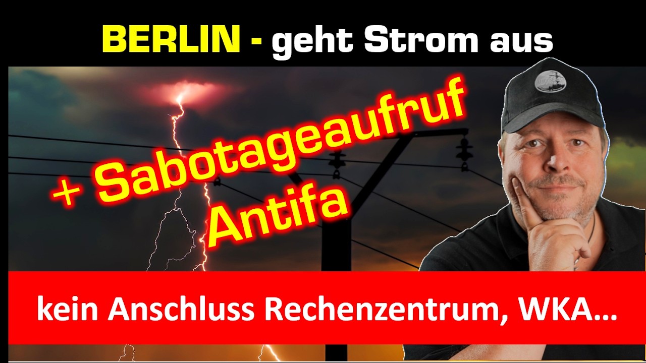 Berlin geht auch Strom aus! + Antifa Terrorwarnung Berlin - Vulkangruppe