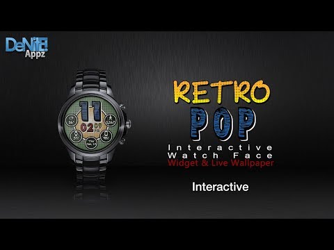 Retro Pop HD Watch Face Video