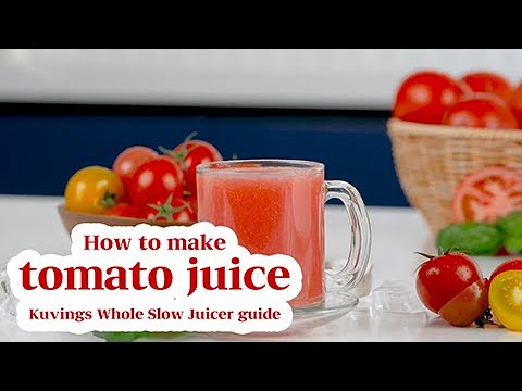 Kuvings Whole Slow Juicer guide - How to make tomato juice