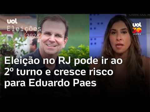 Eleição no RJ pode ir ao 2º turno e cresce risco para Eduardo Paes | Leticia Casado