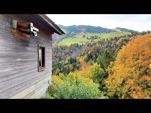 Wiesenberg - Unterschwändli Luftseilbahn Bergfahrt 2022 Seilbahn téléphérique cable car