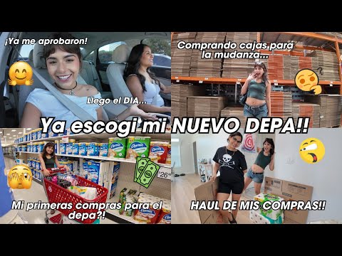Elegí mi PRIMER departamento…🥹🏡✨+ Mis primeras compras para el depa 🛒🤍+ HAUL🗝️😱