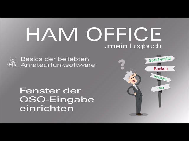 Youtube-Startbild zu HAM OFFICE Basics: Einrichtung der QSO-Eingabe