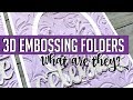 3d embossing folders what are they how do they work