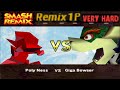 Smash Remix Classic Mode Remix 1P Gameplay With Polygon Ness VERY HARD