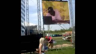 DJ Stage one on the giant screen @sound set Shakopee Mn.