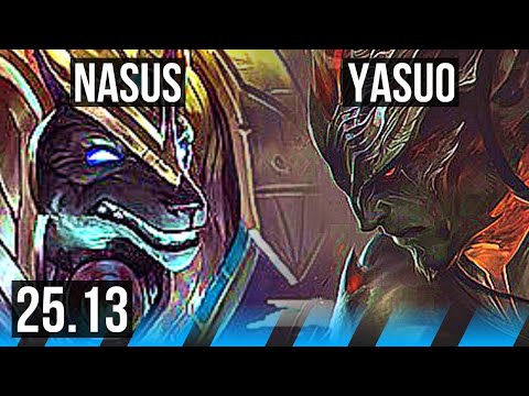 NASUS vs YASUO (MID) | 8/2/15 | KR Master | 25.13